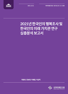 (21-23) 2021년 한국인의 행복조사 및 한국인의 미래 가치관 연구 심층분석 보고서